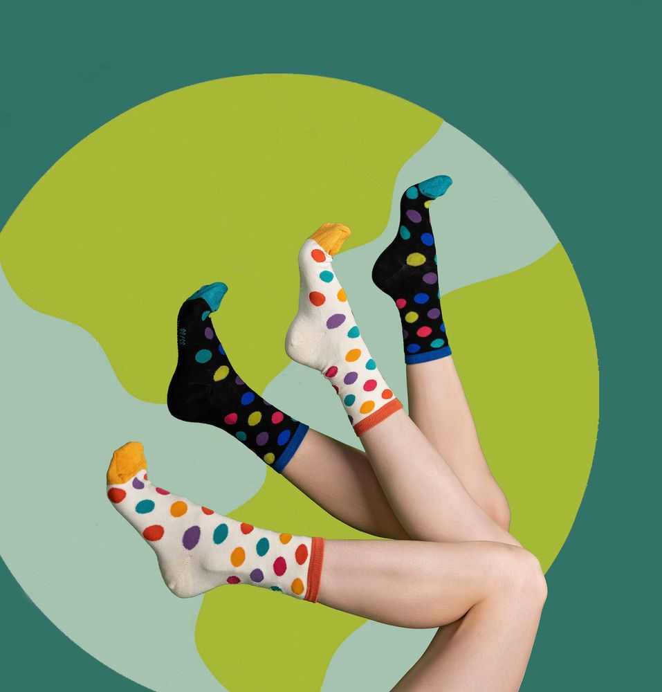 Socks - Bamboo Dots Socks - PIRIN HILL
