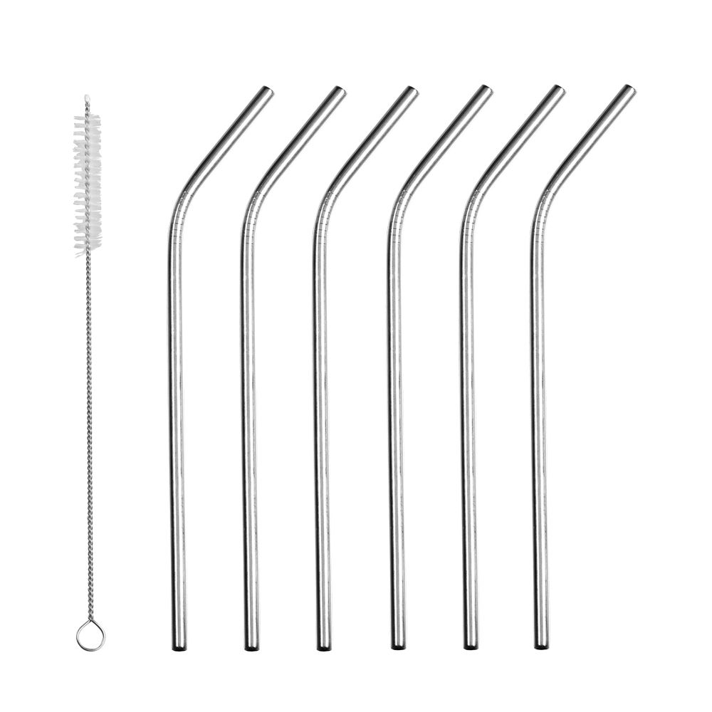 Ménagères - LOT DE 6 PAILLES INOX + BROSSE - TABLE PASSION / BASTIDE 1880