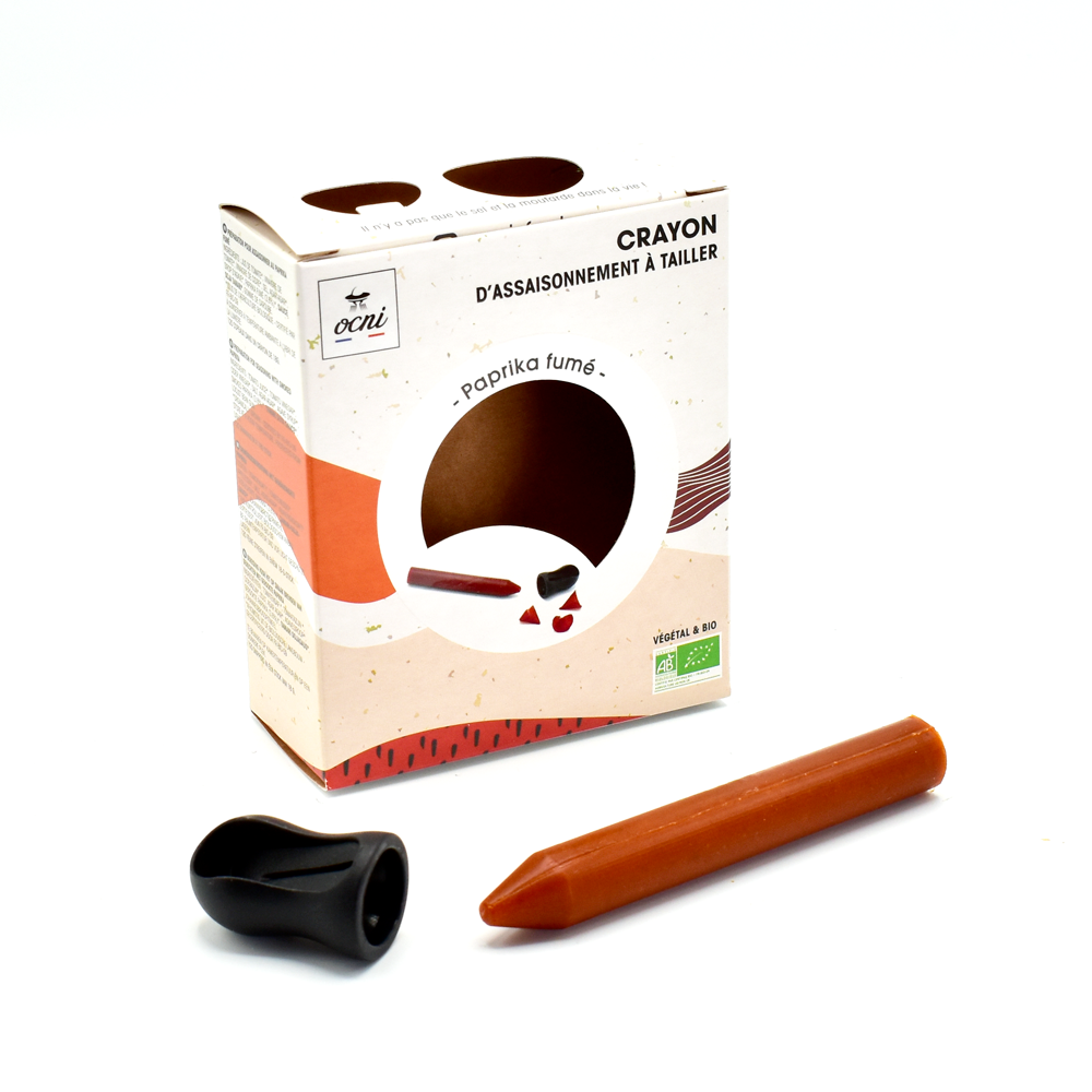 Épicerie fine - Coffret d'Assaisonnement à tailler 1 crayon – Paprika fumé – Biologique - OCNI FACTORY