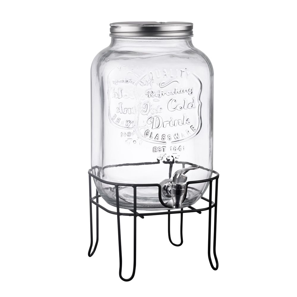 Carafes - FONTAINE A JUS AVEC SUPPORT 8L - TABLE PASSION / BASTIDE 1880