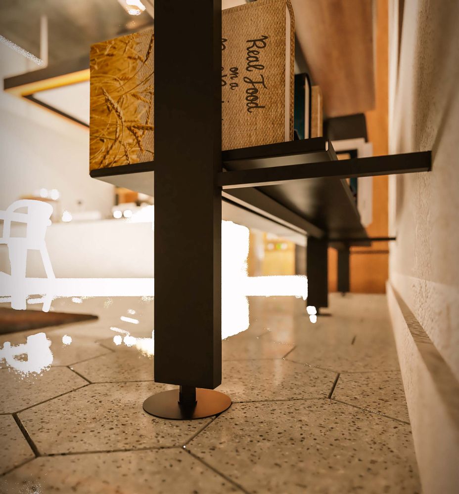 Bookshelves - Giostra L wall-mounted bookcase - DAMIANO LATINI