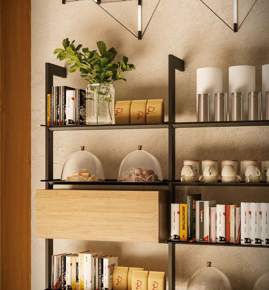 Bookshelves - Giostra L wall-mounted bookcase - DAMIANO LATINI