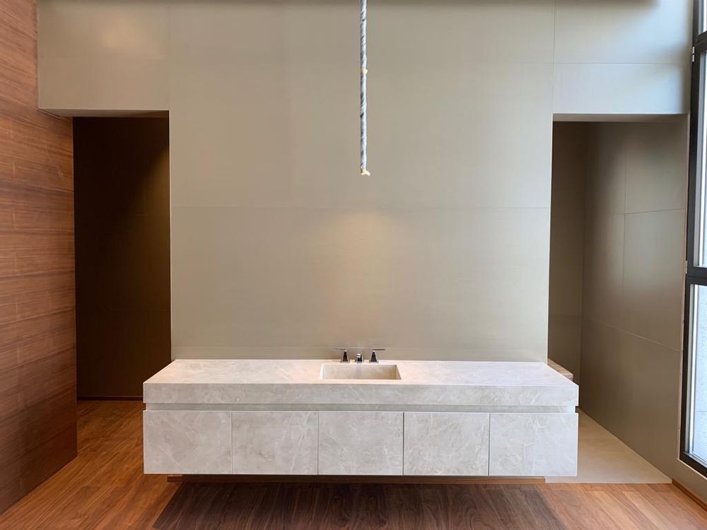 Kitchen splash backs - Diamond Cream Coating - LAMINAM FRANCE
