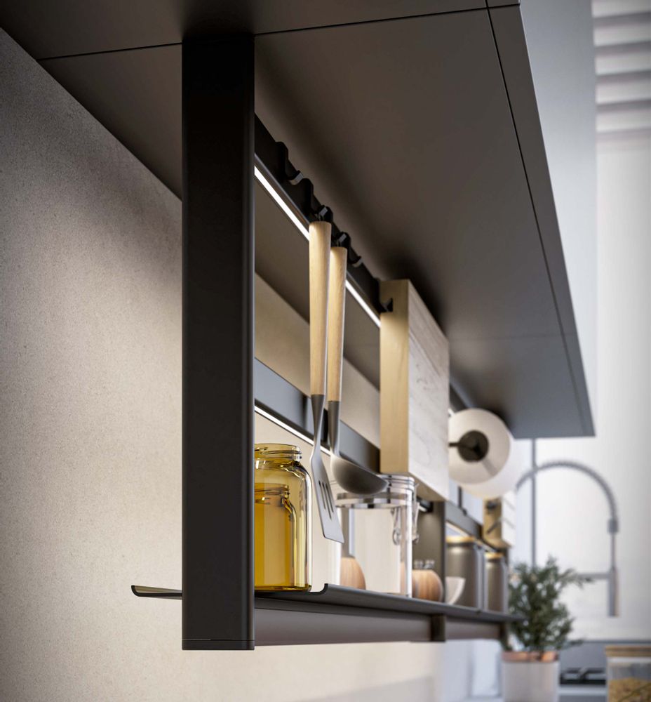 Kitchens furniture - Hang Lux kitchen racks system - DAMIANO LATINI