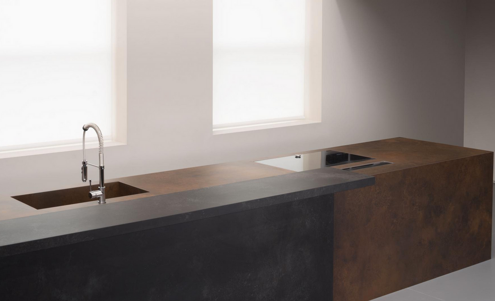 Crédence - Revêtement Ossido Nero - LAMINAM FRANCE