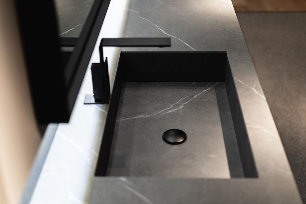 Crédence - Revêtement Pietra Grey - LAMINAM FRANCE