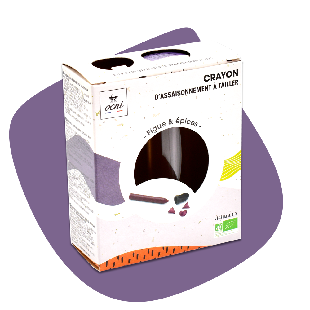 Delicatessen - Seasoning pencil single boxet - Fig & spices - Organic - OCNI FACTORY