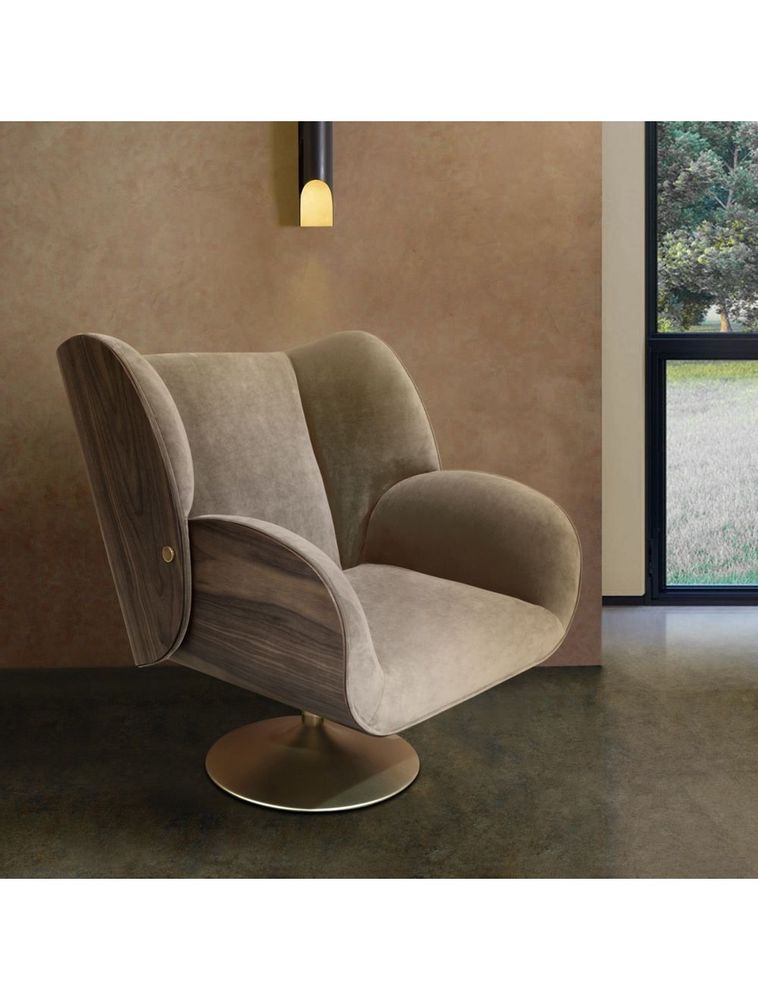 Lounge chairs for hospitalities & contracts - VIRGINIA | Armchair - ESSENTIAL HOME