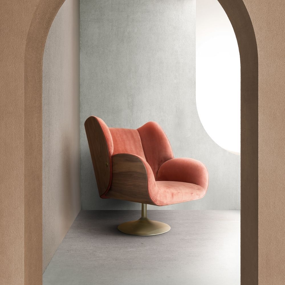Lounge chairs for hospitalities & contracts - VIRGINIA | Armchair - ESSENTIAL HOME