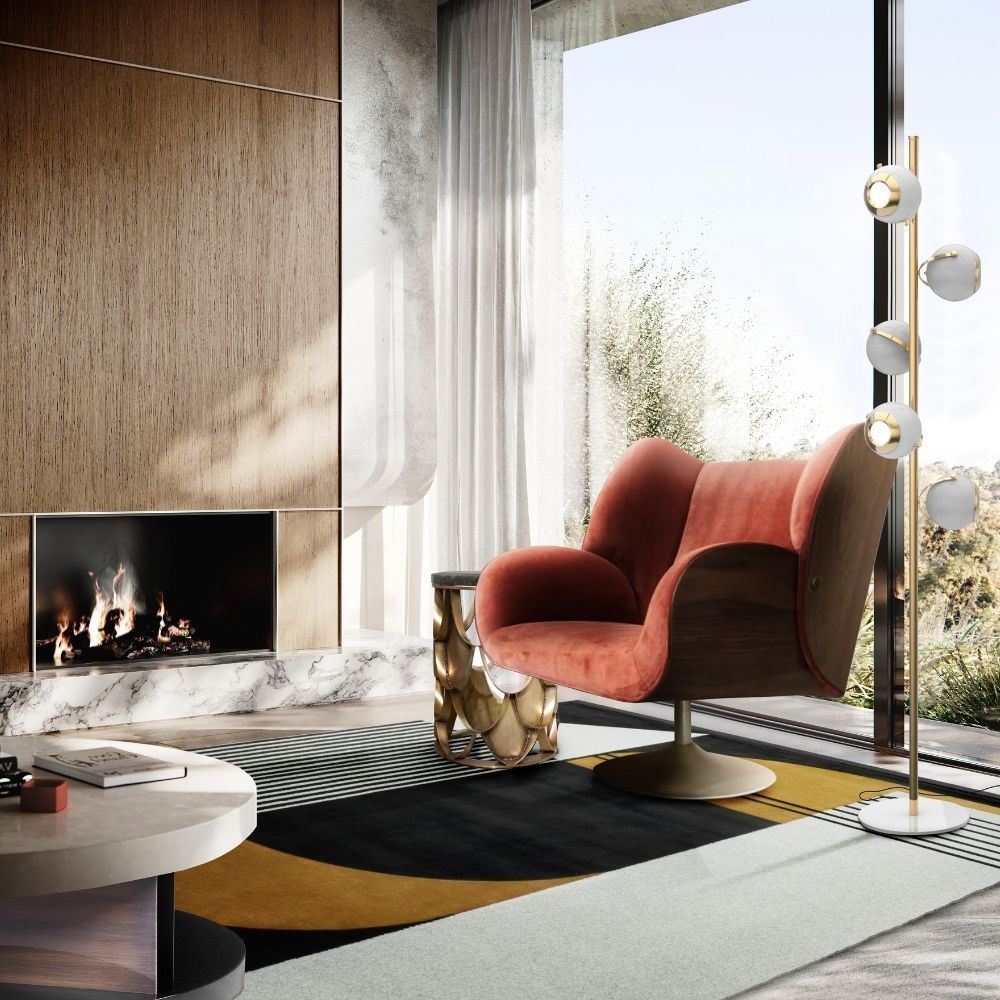 Lounge chairs for hospitalities & contracts - VIRGINIA | Armchair - ESSENTIAL HOME
