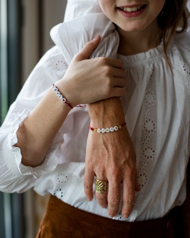 Bijoux - Bracelet à cordon lettres - OBI OBI