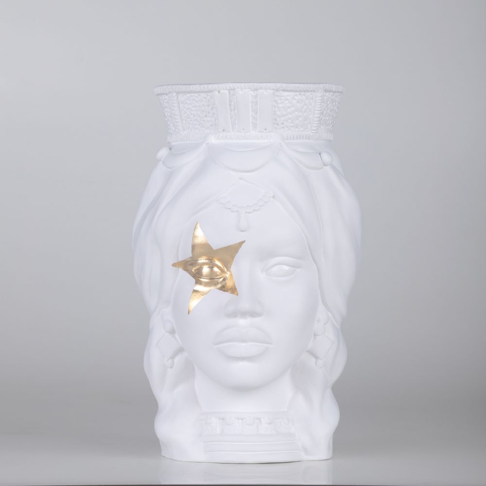 Vases - TÊTE MAURESQUE DESIGN UNIQUE - MOSCHE BIANCHE