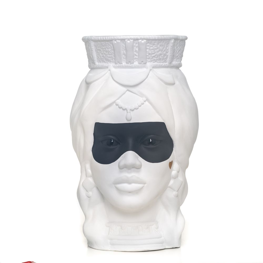 Vases - TÊTE MAURESQUE DESIGN UNIQUE - MOSCHE BIANCHE