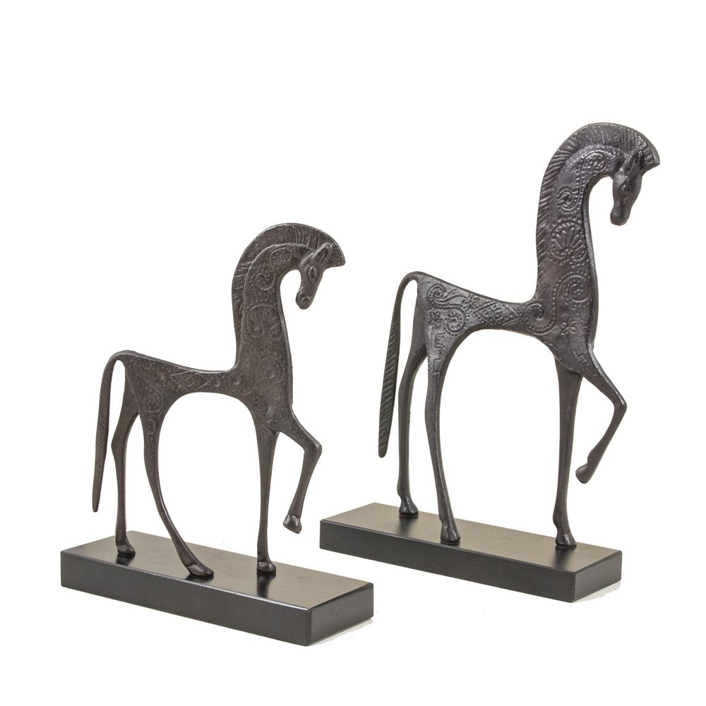 Sculptures, statuettes and miniatures - ART PRINT ON CANVAS - CAVALLO AL PASSO - SIMONCINI ART