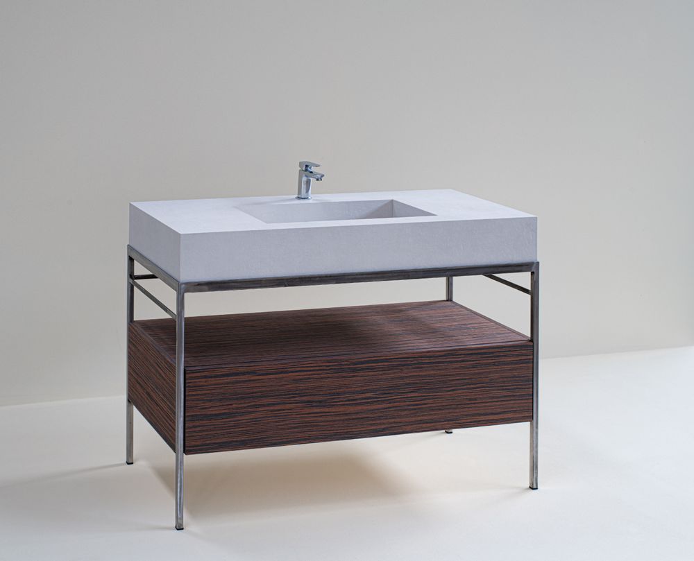 Lave-mains - Plateau intégré avec structure - POLLINI HOME