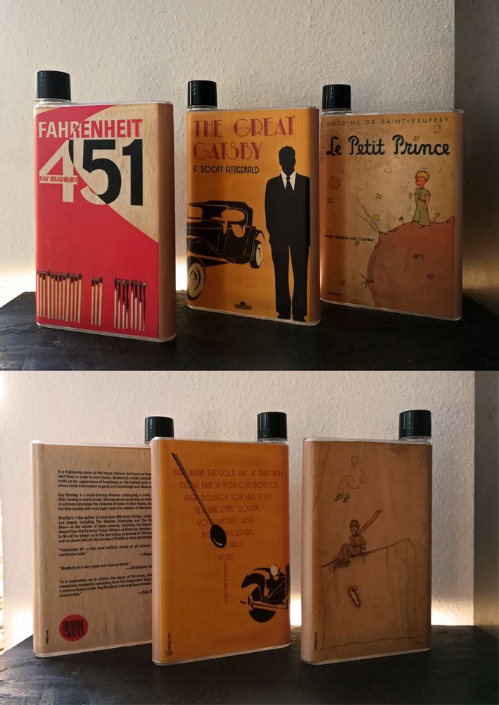 Cadeaux - Book Bottle - Livre-Gourde - ABAT BOOK - ART FRIGÒ