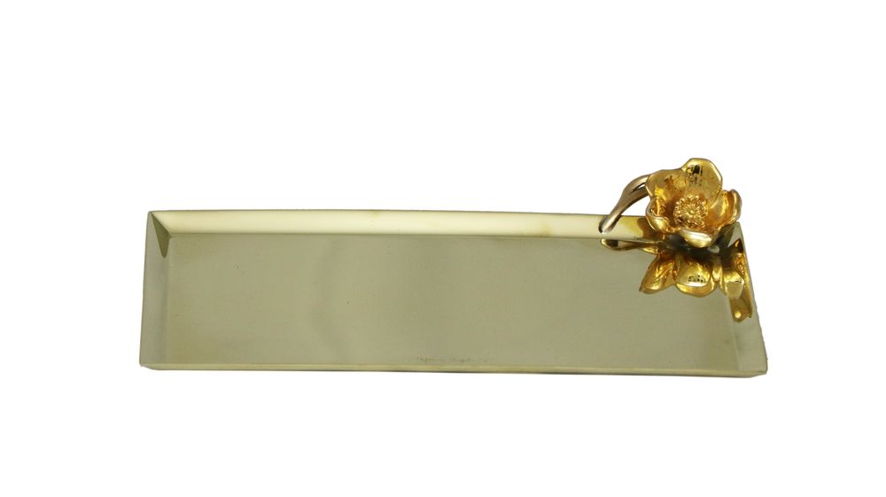 Goldsmithing - Flor Washbasin Tray  - ORFÈVRERIE ROYALE