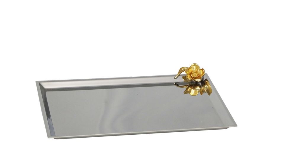 Goldsmithing - Flor Washbasin Tray  - ORFÈVRERIE ROYALE