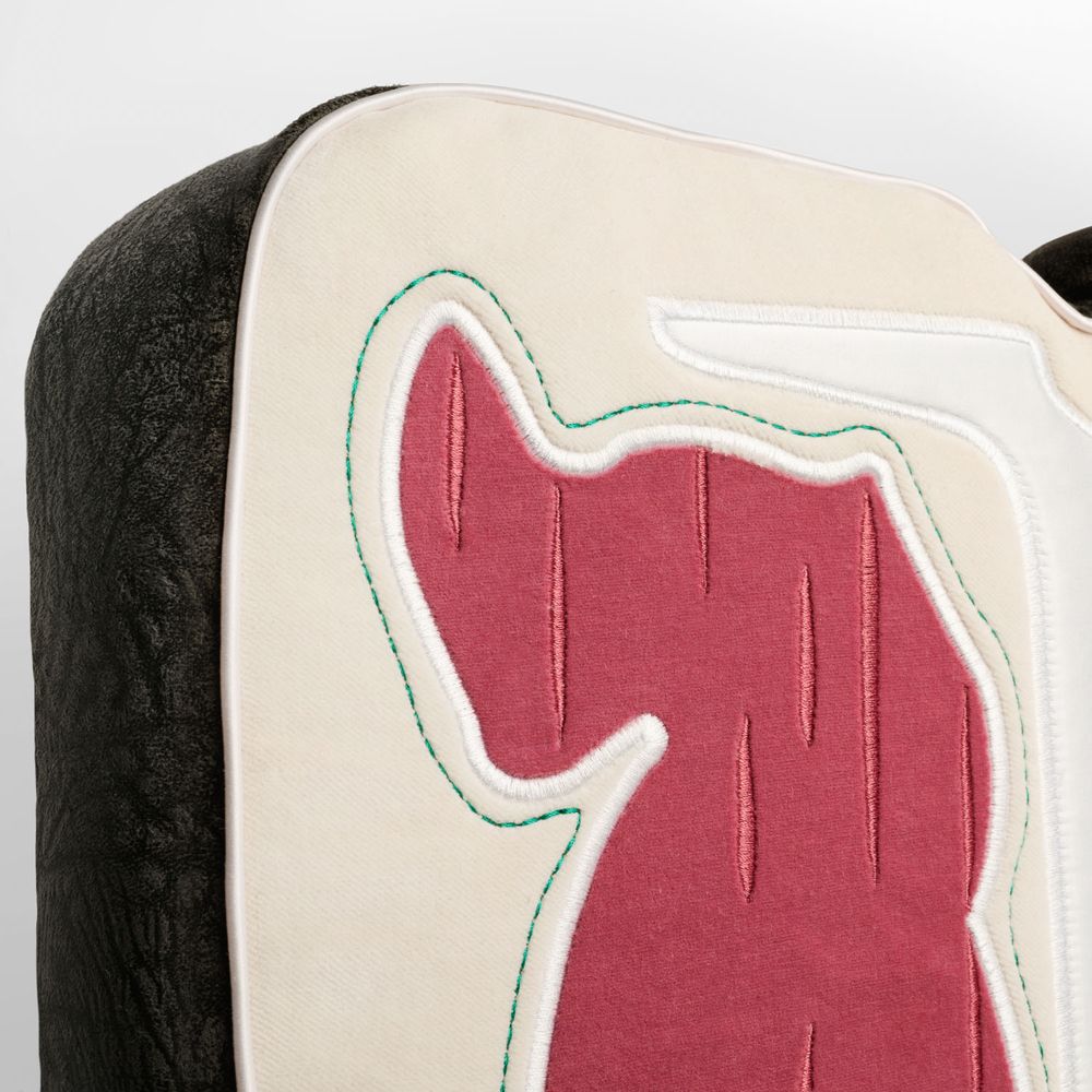 Fabric cushions - T-Bone Steak Cushion - AUFSCHNITT