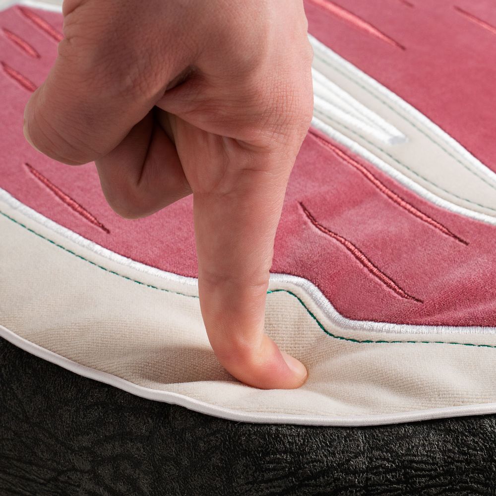 Fabric cushions - T-Bone Steak Cushion - AUFSCHNITT