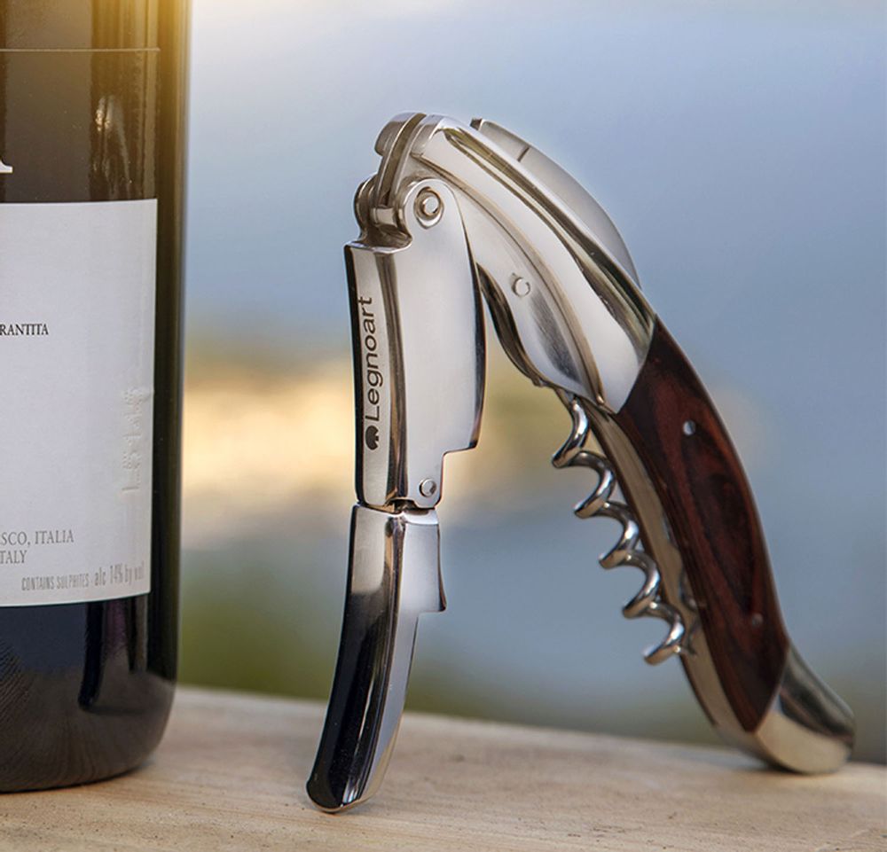 Accessoires pour le vin - Ghemme Tire - Bouchon Professionnel pour Sommelier et Amateurs de vin - LEGNOART