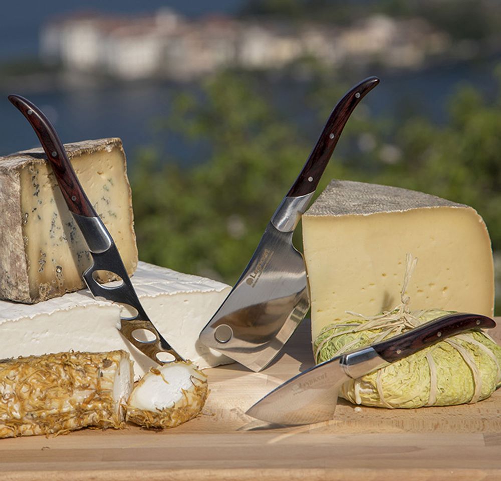 Knives - Reggio Set of cheese knives for cheese enthusiasts - LEGNOART