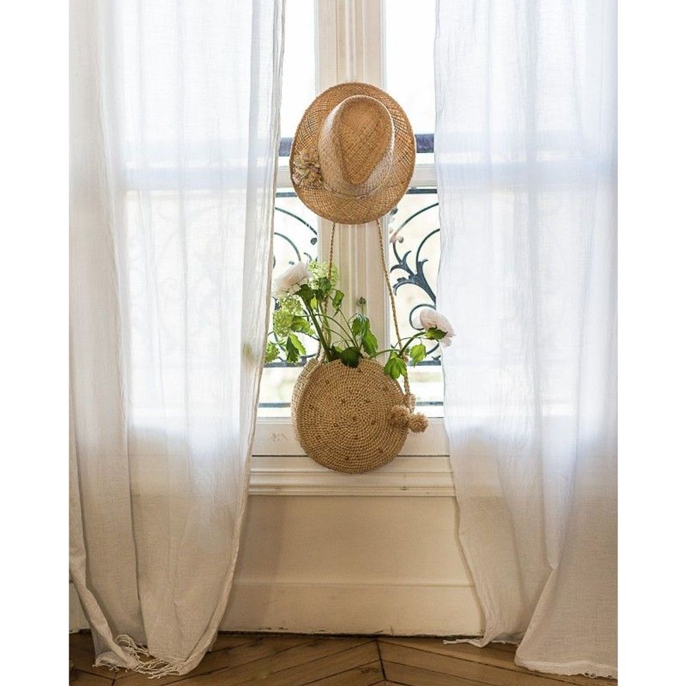 Hats - Liberty Straw Hat or Japanese Fabric - OBI OBI