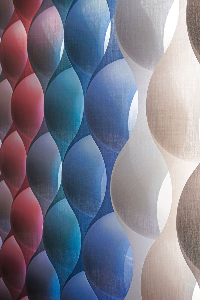 Rideaux et voilages - Rideaux verticaux 3D WAVE - SILENT GLISS
