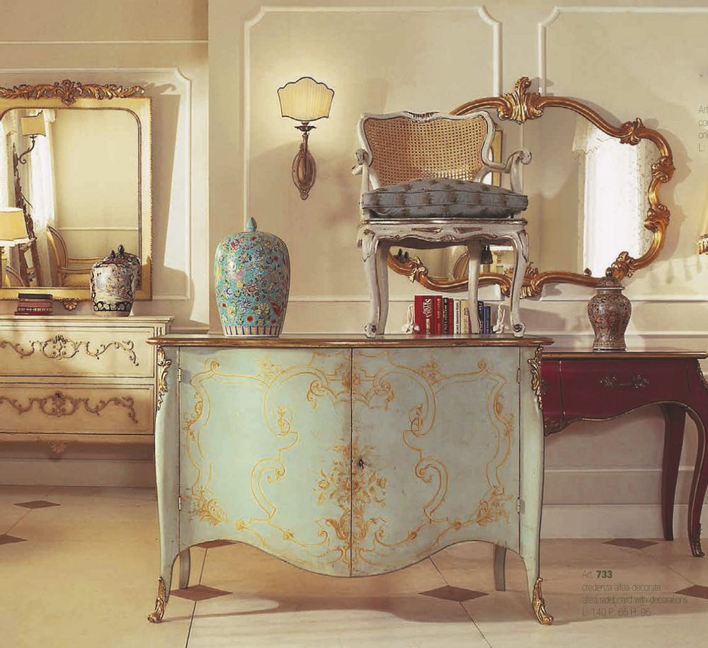 Buffets - Buffets provinciaux français avec 2 portes et tiroirs - INTERIORS ITALIA