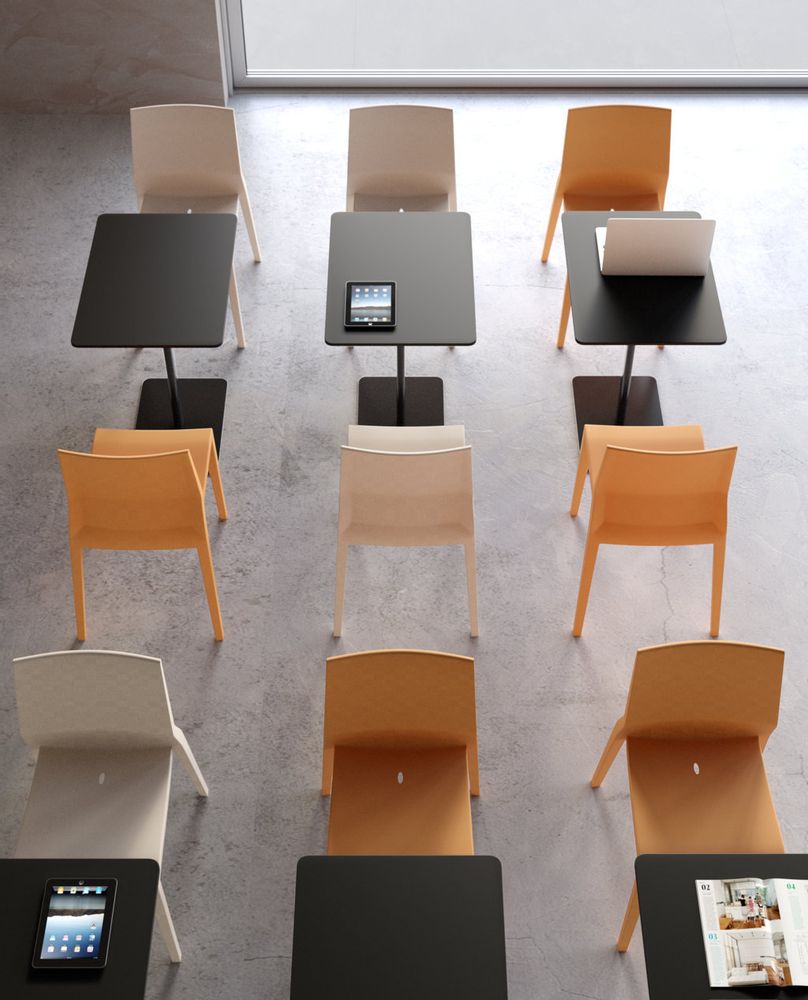 Chairs - HOTH STACKABLE CHAIR - IBEBI SRL
