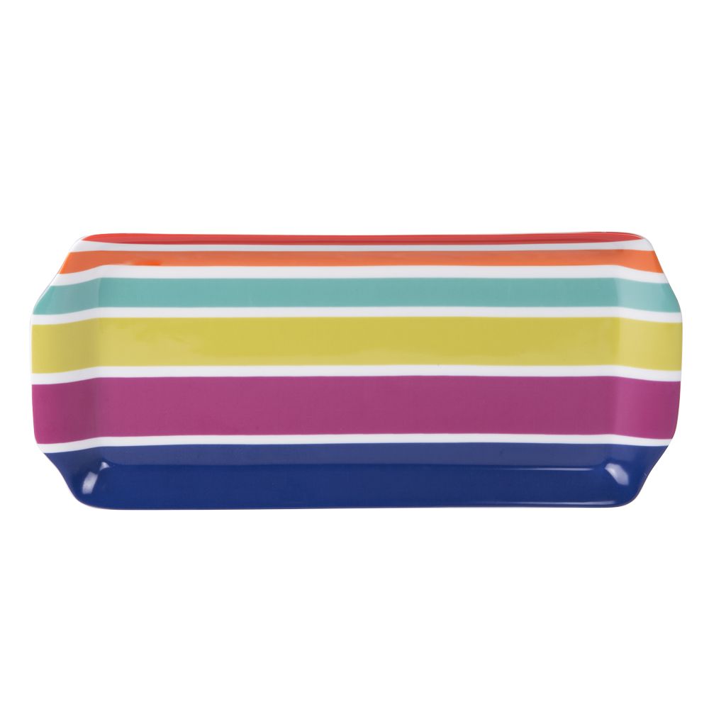 Plats et saladiers - PLAT A CAKE D36 LITTLE MARCEL MULTICO - TABLE PASSION / BASTIDE 1880