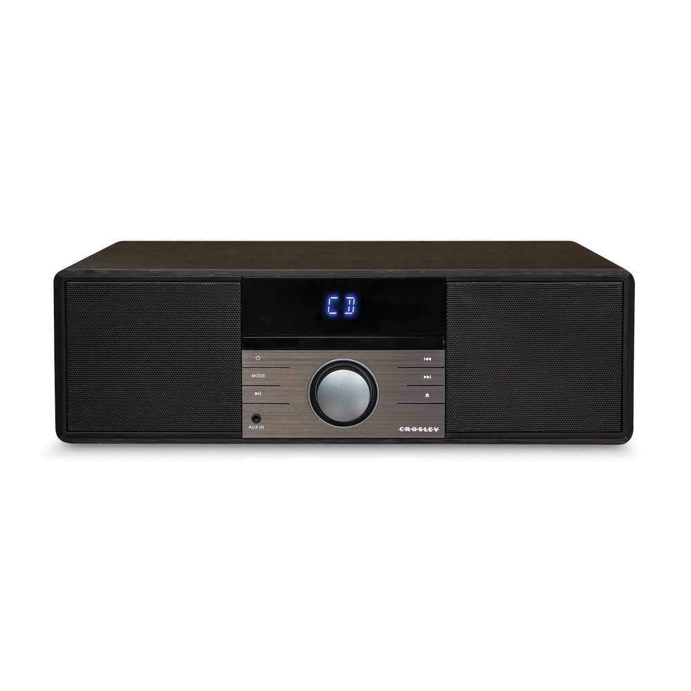 Speakers and radios - Crosley Metro CD player and Bluetooth Speaker Black - CROSLEY RADIO