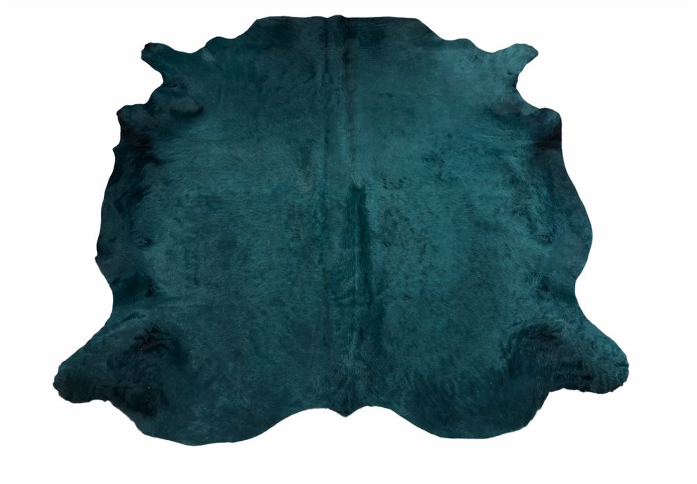 Tapis classiques - Peau de vache bleue pétrole - TERGUS