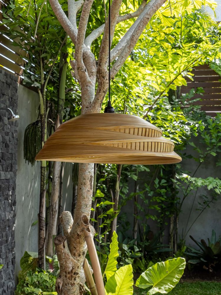 Hanging lights - JABRA handmade hanging lamp for living room, bedroom, kitchen lamp, bamboo light - BAMBUSA BALI