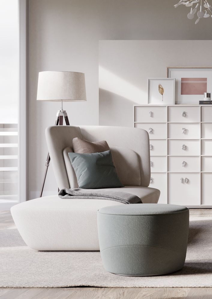 Lounge chairs for hospitalities & contracts - SOHO seating collection - EMMEBI HOME ITALIAN STYLE