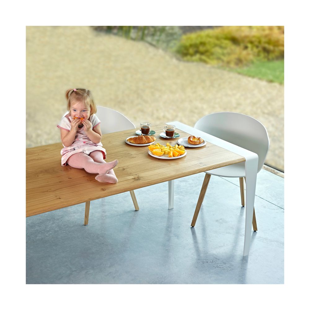 Tables Salle à Manger - TABLE DESIGN MARCELLO - Rectangulaire et carrée - Intérieur et extérieur, jardin, maison, bureau, bureau - HAVANI