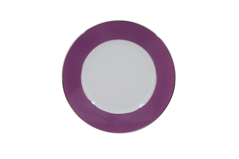 Formal plates - Amethyst Dessert Plate (Sous le Soleil) - LEGLE