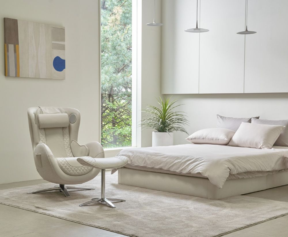 Assises pour bureau - NOUVEAU FAUTEUIL DE MASSAGE CLASSIQUE - Elder White - NOUHAUS