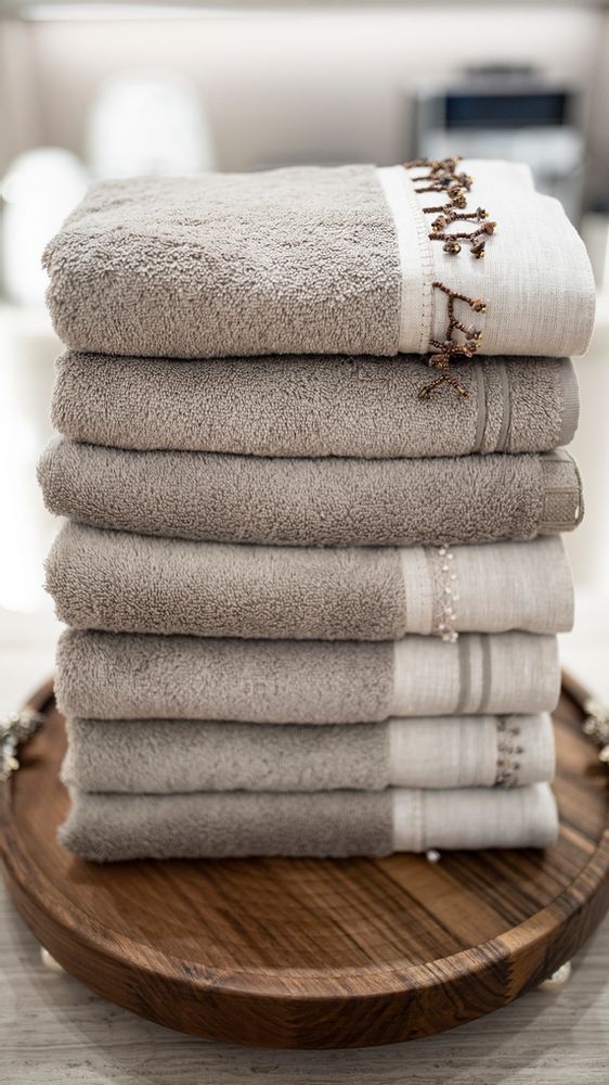 Serviettes de bain - Serviettes de bain (main tête, corps-pieds) - HOME COUTURE