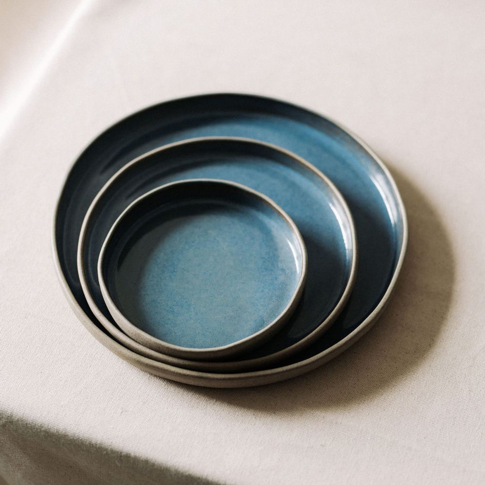 Assiettes au quotidien - Assiette 30 cm deep Blue - POEMI