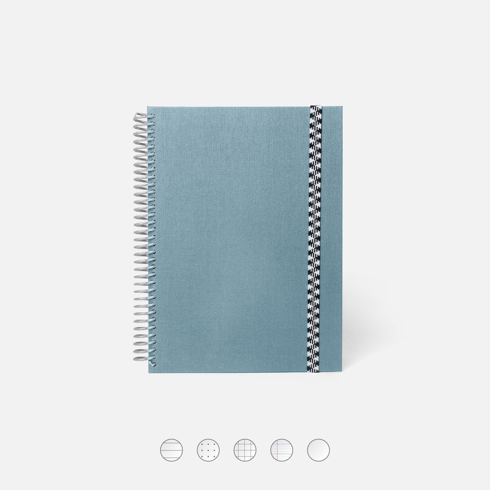 Papeterie - Les Carnets Tissus Unis - PAPIER TIGRE