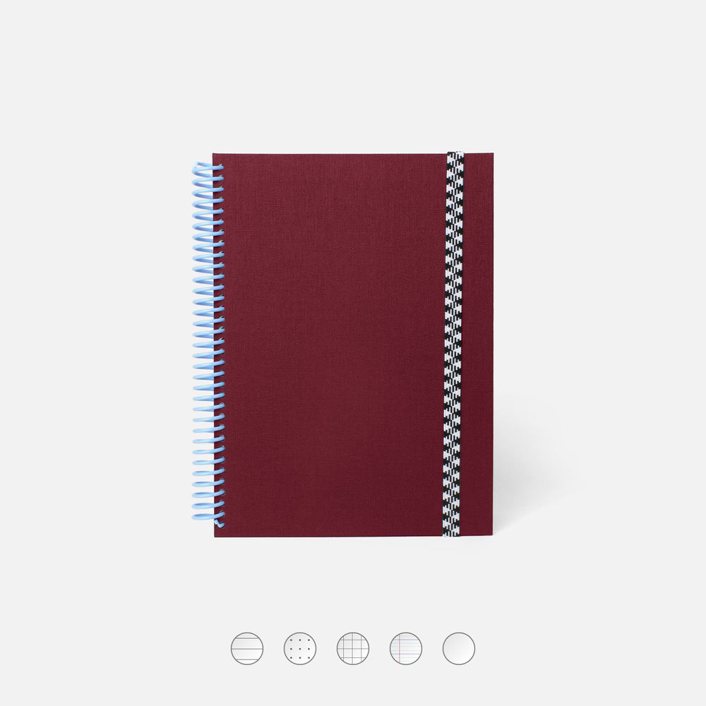 Papeterie - Les Carnets Tissus Unis - PAPIER TIGRE