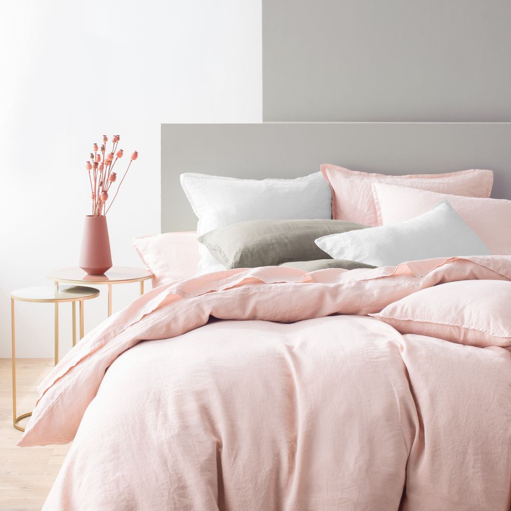 Linge de lit - Linge de lit Rêve de Lin - BLANC CERISE