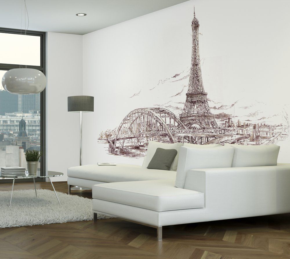 Wallpaper - Paris Eiffel Tower Wallpaper - INCREATION