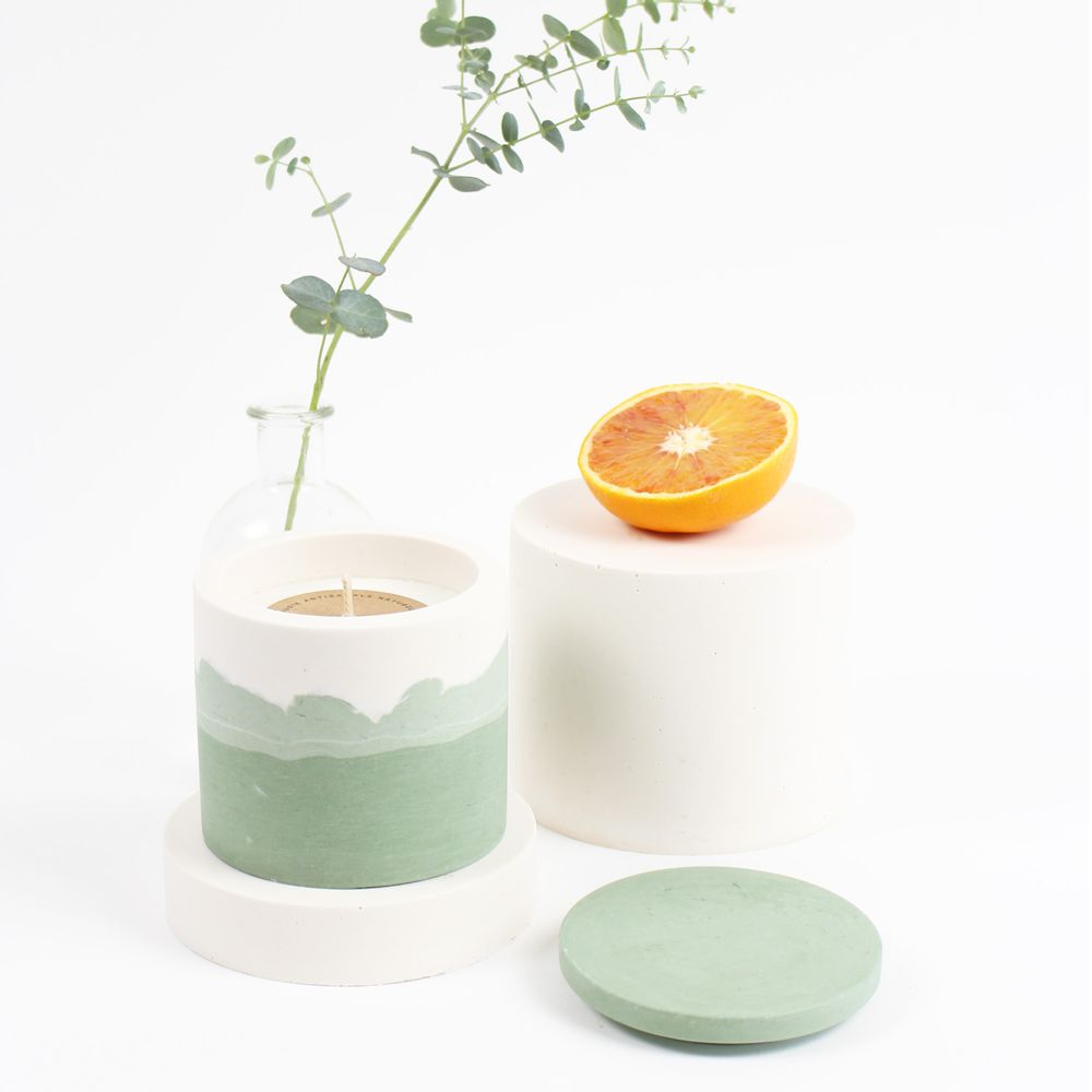 Objets de décoration - Green Candle - STUDIO ROSAROOM