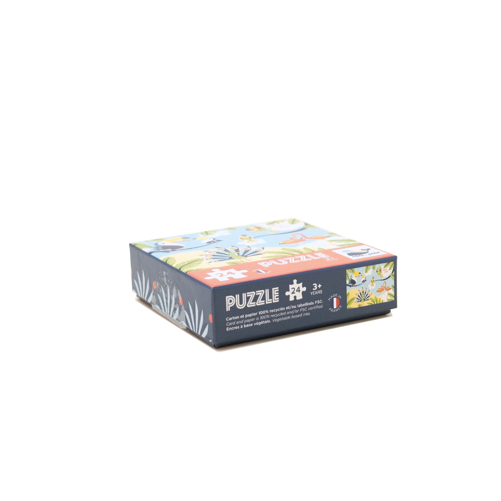 Children's games - Puzzle 24 pieces Birds - Made in France - COQ EN PATE