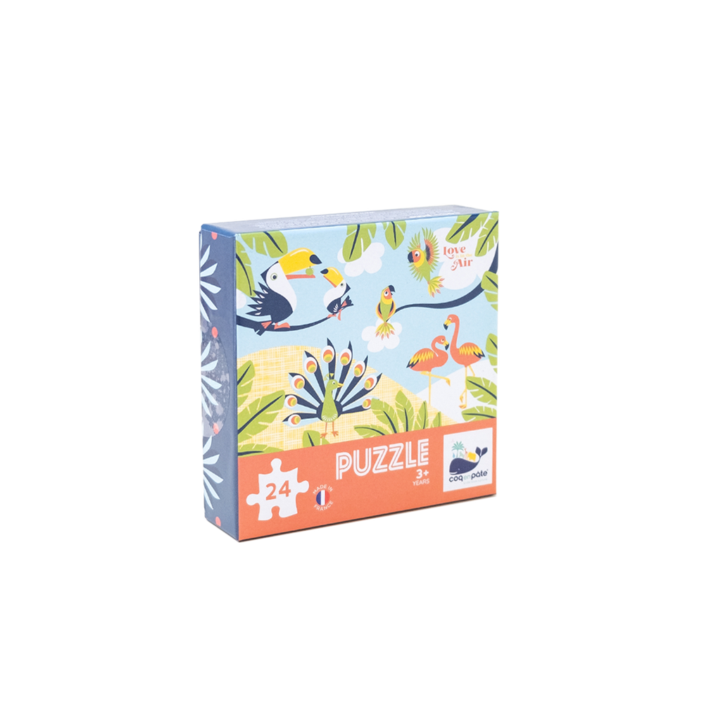 Children's games - Puzzle 24 pieces Birds - Made in France - COQ EN PATE