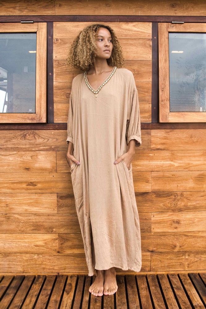 Apparel - Malta crinkle dress - MON ANGE LOUISE