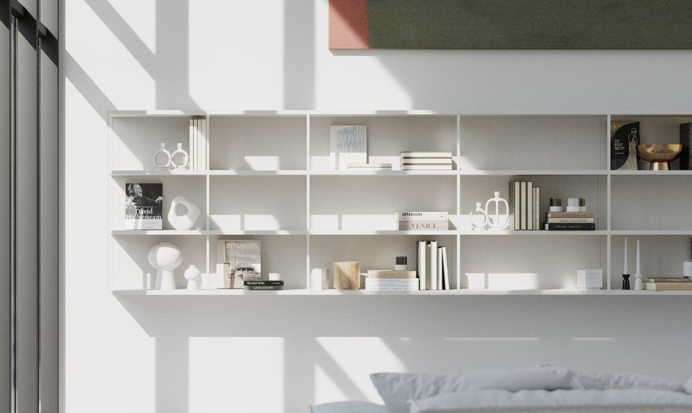 Bookshelves - WALLBOX hanging elements - EMMEBI HOME ITALIAN STYLE