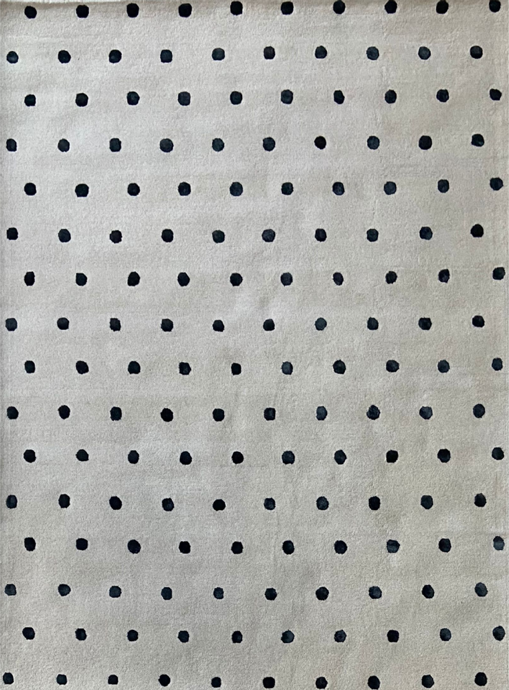 Tapis contemporains - MOTIF POIS, TAPIS FAIT MAIN - KAYMANTA